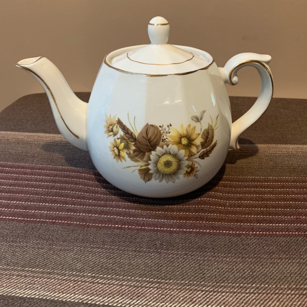 Vintage Ellgreave ironstone teapot